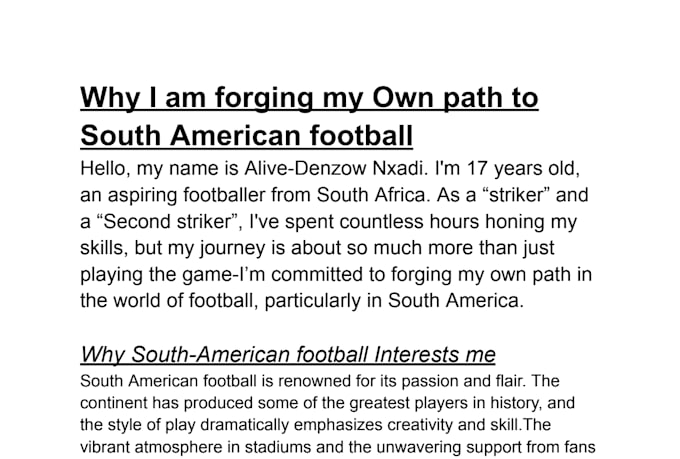 write high quality articles